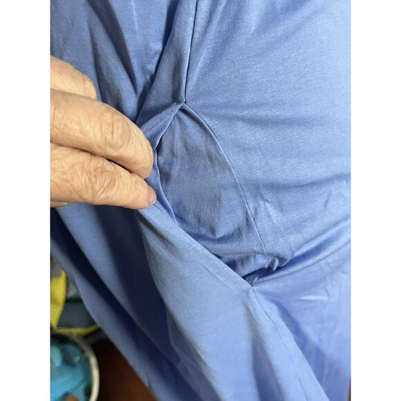 Pluto Lenny Morning Gown Sleep Dress Night Lingerie •Women 38/S• Blue Portugal - Picture 8 of 10